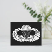 Parachutisteninsigne Briefkaart (Staand voorkant)