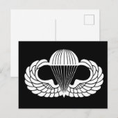 Parachutisteninsigne Briefkaart (Voorkant / Achterkant)
