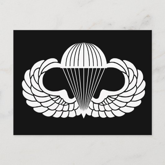 Parachutisteninsigne Briefkaart (Voorkant)