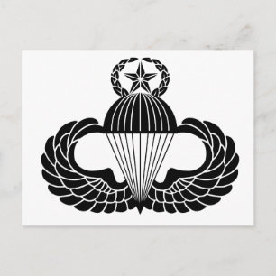 Parachutisteninsigne, Meester Briefkaart