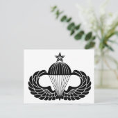 Parachutisteninsigne, Senior Briefkaart (Staand voorkant)