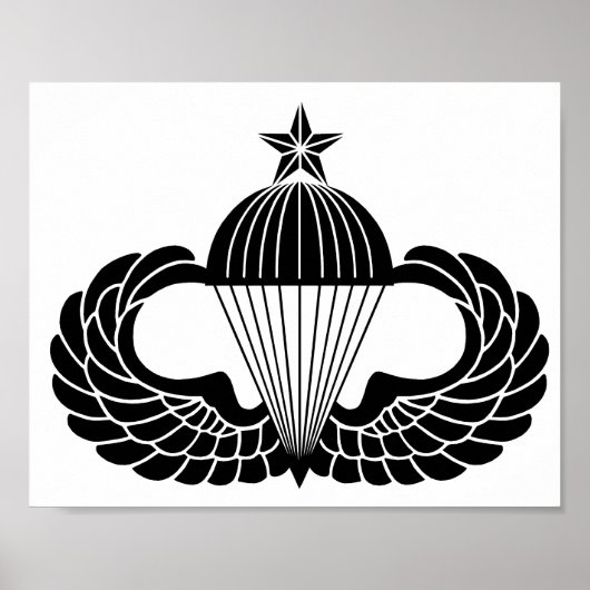 Parachutisteninsigne, Senior Poster (Voorkant)