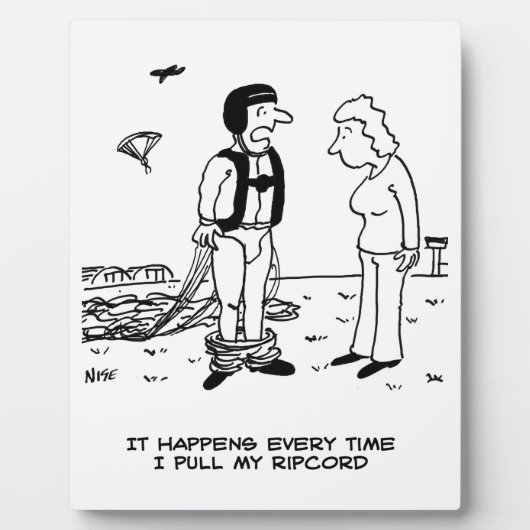 Parachutist's Broek Herfst Down - Grappig Fotoplaat (Voorkant)