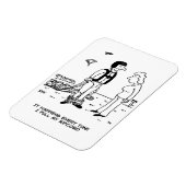 Parachutist's Trousers Herfst omlaag. Magneet (Linkerzijde)