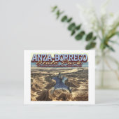 PARACHUUT - ANZA BORREGO DESERT - CALIFORNIA USA BRIEFKAART (Staand voorkant)