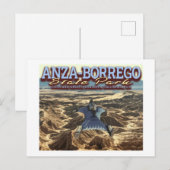 PARACHUUT - ANZA BORREGO DESERT - CALIFORNIA USA BRIEFKAART (Voorkant / Achterkant)