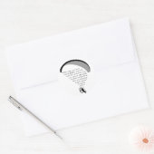 paraDaVinci Ronde Sticker (Envelop)