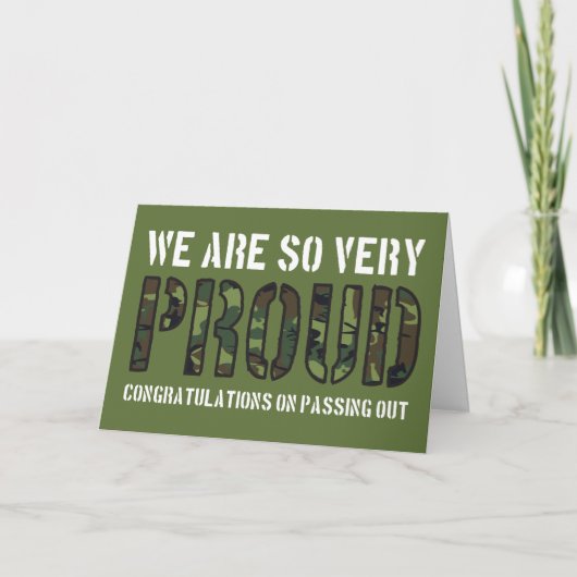 Parade Camo Proud Britse leger Kaart (Voorkant)