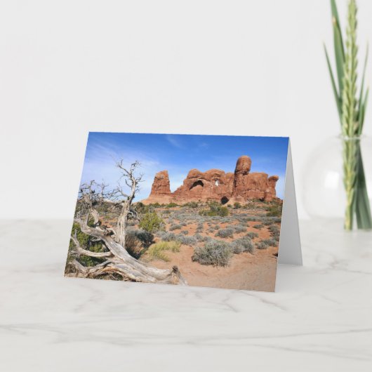 Parade Elephants in Arches National Park Kaart (Voorkant)