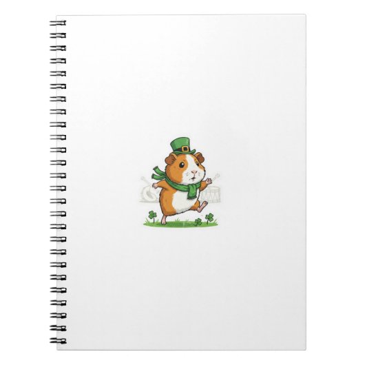 Parade Fan Cavia St.Patrick's Day Notitieboek (Voorkant)