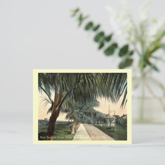 Parade Ground, Barracks, Key West FL  Briefkaart (Staand voorkant)