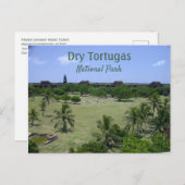 Parade Grounds, Fort Jefferson, Dry Tortugas Briefkaart (Voorkant / Achterkant)