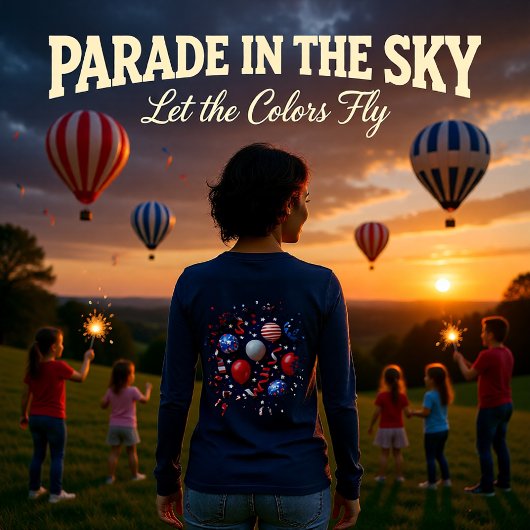Parade in de Lucht Tri-Blend Shirt