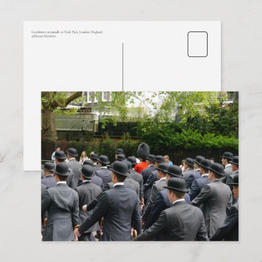 Parade in Hyde Park, Londen, Engeland Briefkaart (Voorkant / Achterkant)