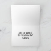 "PARADE IN "UW"HONOR AFSTUDEREN" KAART (Binnen)