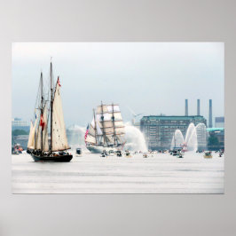 Parade of Sails Boston Poster