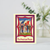 Parade op 4 juli briefkaart (Staand voorkant)