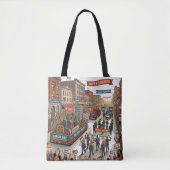 Parade op Dag van de Arbeid Tote Bag (Voorkant)
