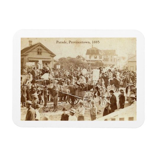 Parade, Provincetown, 1885  Magneet (Horizontaal)