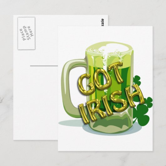 Parade sedona St Patricks Day Briefkaart (Voorkant / Achterkant)