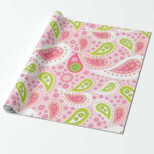 Parade van Pink Paisley Cadeaupapier
