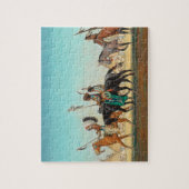 Parade van Warriors door Maynard Dixon Legpuzzel (Verticaal)