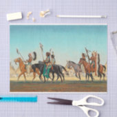 Parade van Warriors door Maynard Dixon Tissuepapier (Craft)