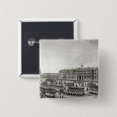 Parade voor het Imperial Palace Vierkante Button 5,1 Cm (Voorkant /achterkant)