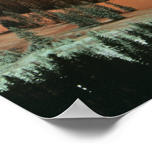 Parade voor torchlight en vuurwerk tijdens de wint poster (Hoek)