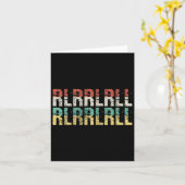 Paradiddle drummer cadeau drumstel cadeau kaart (Gele Bloem)