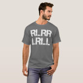 Paradiddle RLRR LRLL Drummer Percussionist Drummen T-shirt (Voorkant volledig)