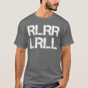 Paradiddle RLRR LRLL Drummer Percussionist Drummen T-shirt
