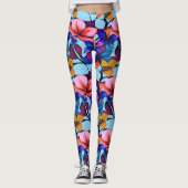 Paradies Bloemblaadjes Leggings (Voorkant)