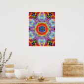 Paradigm Kinetic Collage Kaleidoscope Poster (Keuken)