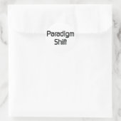 Paradigm Shift bf Ronde Sticker (Tas)