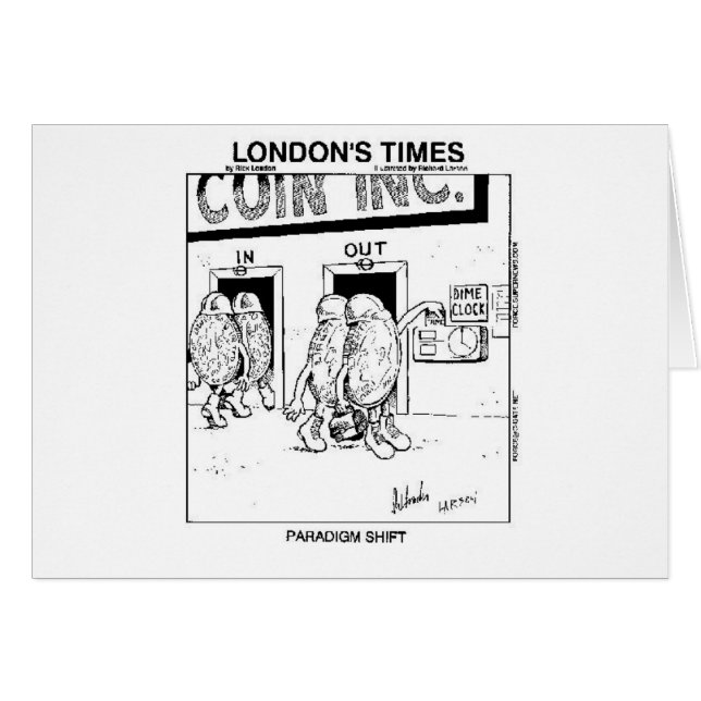 Paradigm Shift Funny Cartoon Gifts & Collectibles (Voorkant Horizontaal)