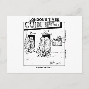 Paradigm Shift Funny Cartoon Gifts & Collectibles Briefkaart