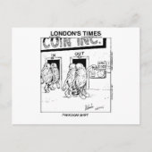 Paradigm Shift Funny Cartoon Gifts & Collectibles Briefkaart (Voorkant)