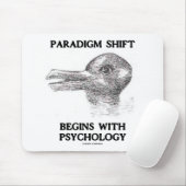 Paradigmaverschuiving begint met psychologie muismat (Met muis)