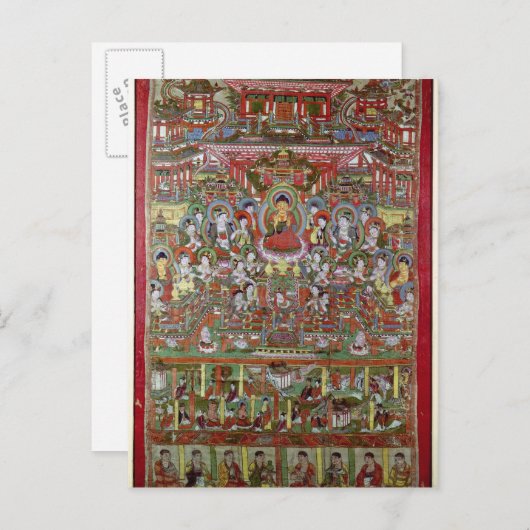 Paradijs Amitabha Briefkaart (Voorkant / Achterkant)