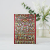 Paradijs Amitabha Briefkaart (Staand voorkant)