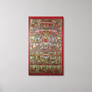 Paradijs Amitabha Canvas Afdruk