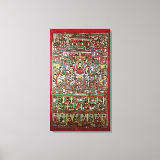 Paradijs Amitabha Canvas Afdruk (Voorkant)