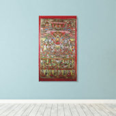 Paradijs Amitabha Canvas Afdruk (Insitu (Houten vloer))