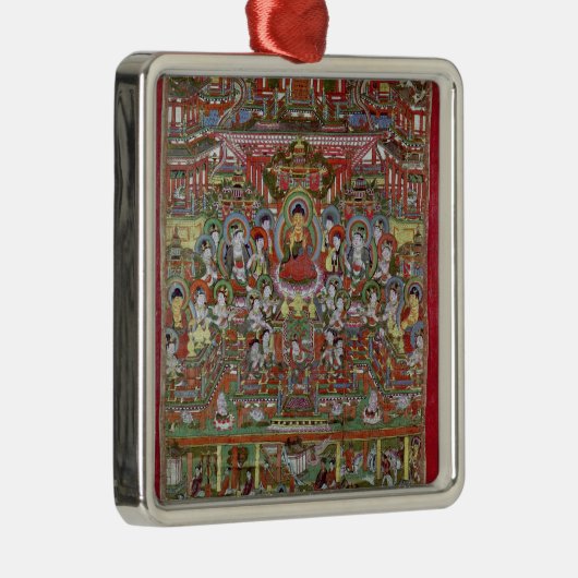 Paradijs Amitabha Metalen Ornament (Rechts)