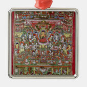 Paradijs Amitabha Metalen Ornament (Voorkant)