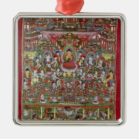 Paradijs Amitabha Metalen Ornament (Voorkant)