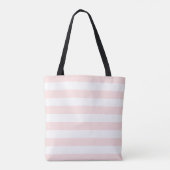 Paradijs Bloemen en Strepen Monogram Tote Bag (Achterkant)