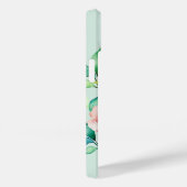 Paradijs Bloemige Waterverf Monogram Case-Mate iPhone Case (Achterkant / Rechts)