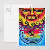 paradijs briefkaart (Voorkant / Achterkant)